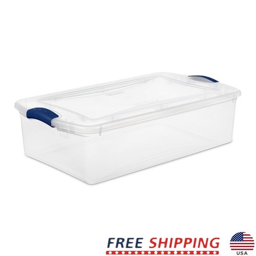 Clear storage bin - clear,