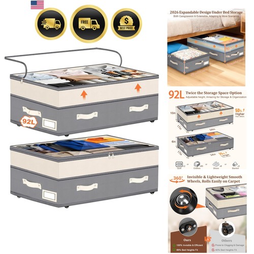 Pack under bed storage - 2,