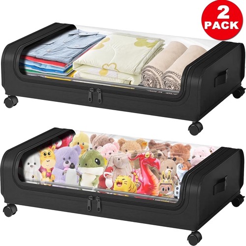 Under bed storage containers - bed, 2