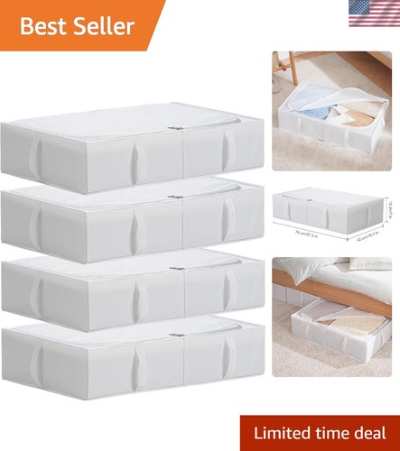 Stylish white under - under, bed