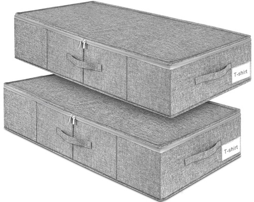 Pcs grey under bed - under, storage