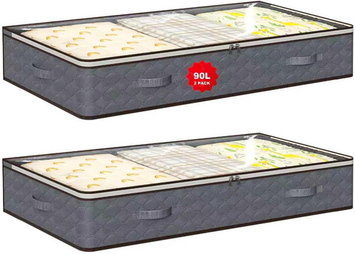 Under bed storage - bed, containers