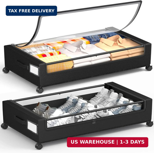 Under bed storage - bed, with