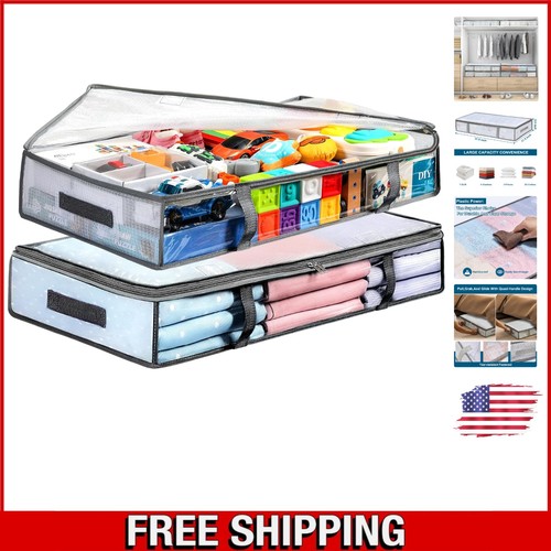 Modern clear under bed storage - under,
