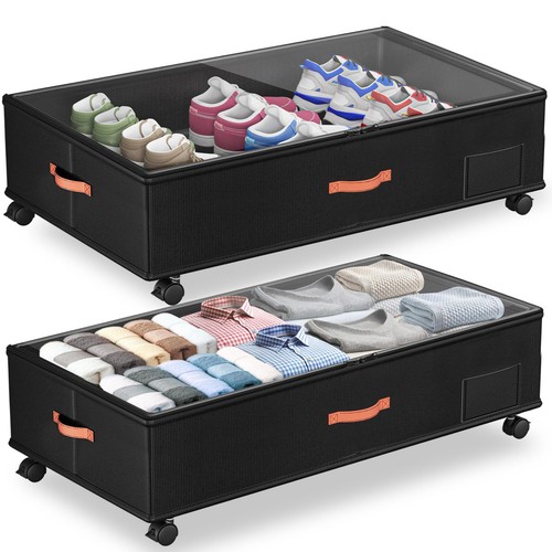 Under bed storage with - under,