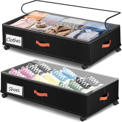 Under bed storage with wheels - storage,