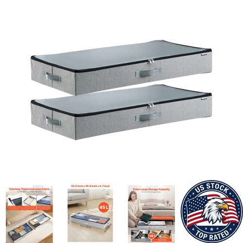 Durable under bed storage - under,